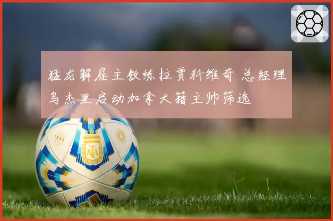 猛龙解雇主教练拉贾科维奇 总经理乌杰里启动加拿大籍主帅筛选